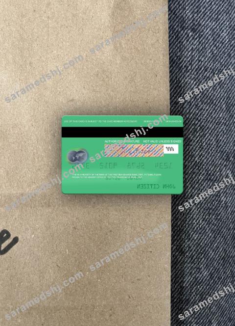 USA First Citizens BancShares Bank mastercard photolook back